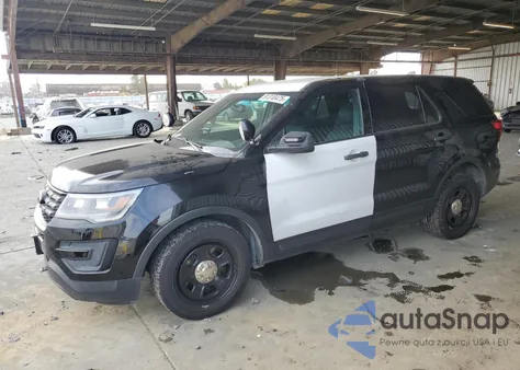 2016 Ford Explorer Police Interceptor из США, поврежденный, VIN 1FM5K8ARXGGB12992